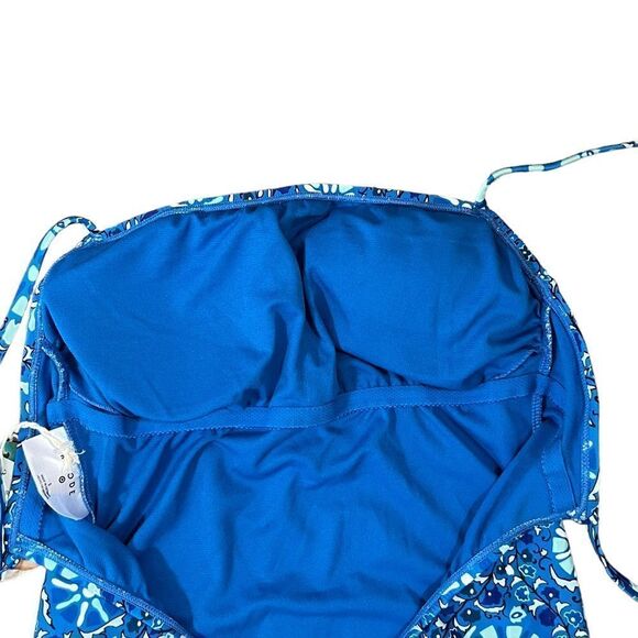 NWT RHODE Blue Zinnia One Piece Swimsuit, Size S - Picture 7 of 12